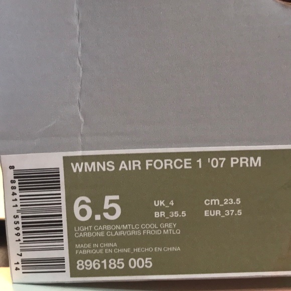 Nike Air Force 1’07 PRM Light Carbon W AUTHENTIC - Picture 7 of 7